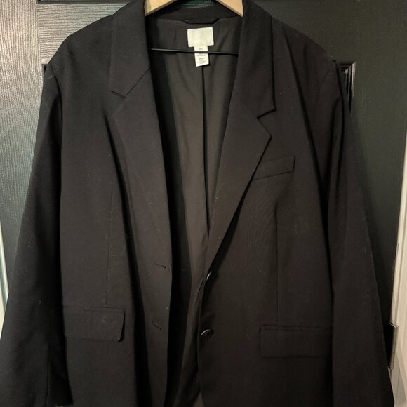 H&M Jackets & Blazers - H&M Womens Suit Jacket Blazer Black Large